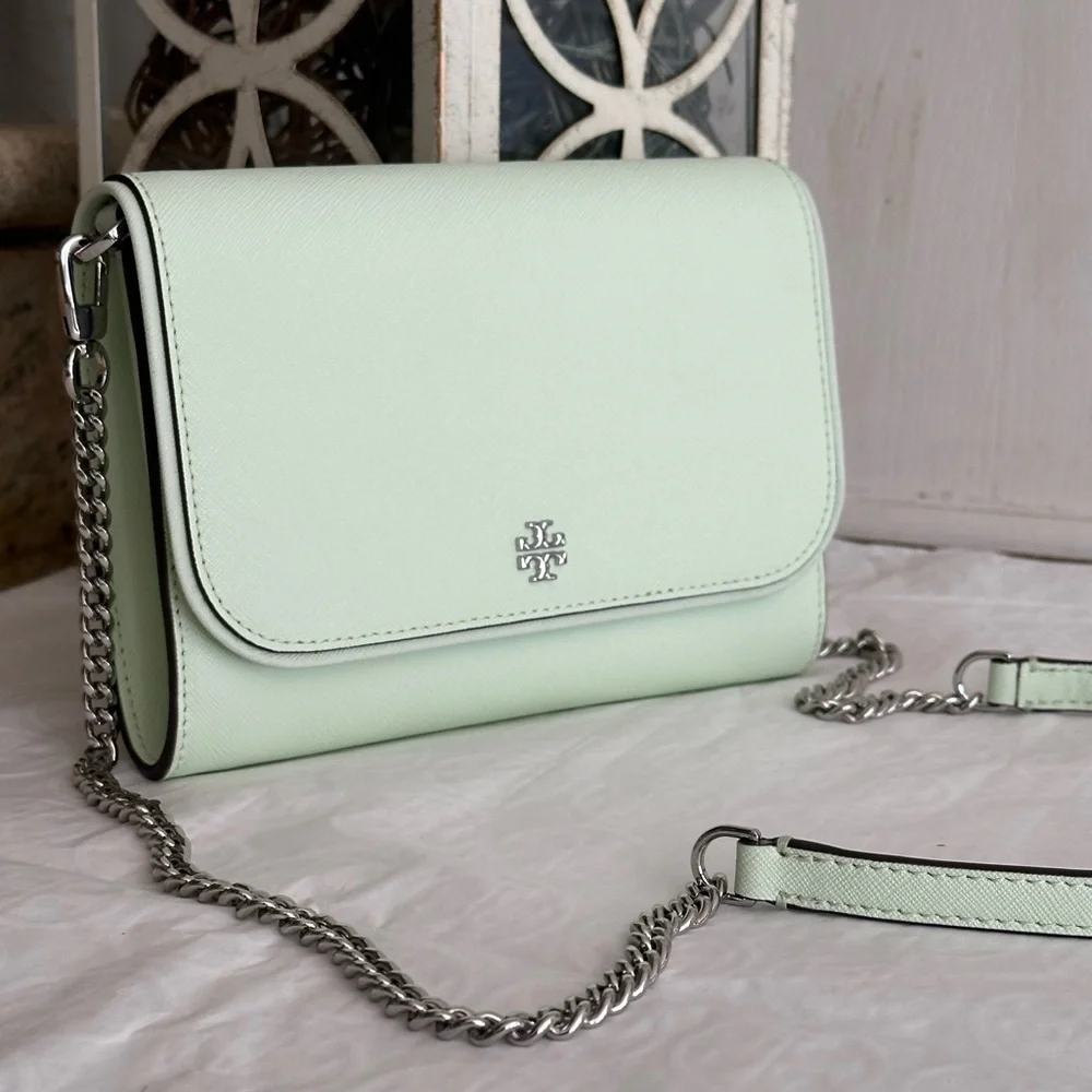 New Tory burch Emerson chain wallet crossbody medawmist - Picture 1 of 9